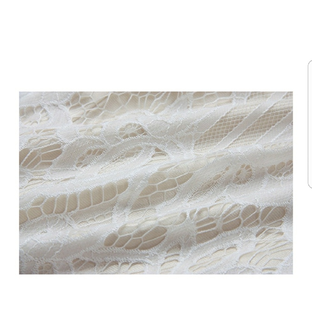 AURORA White Floral Lace Romper - Picture 6 of 6